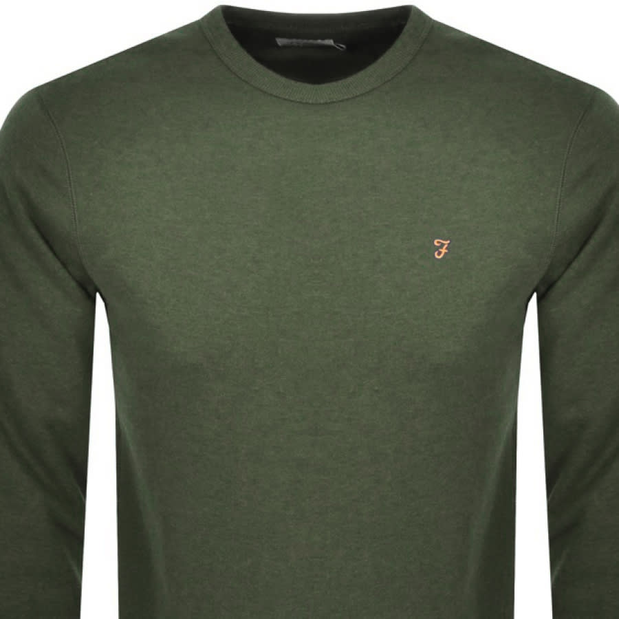 Alternative Image for ProductFarah Vintage Tim Sweatshirt Green2
